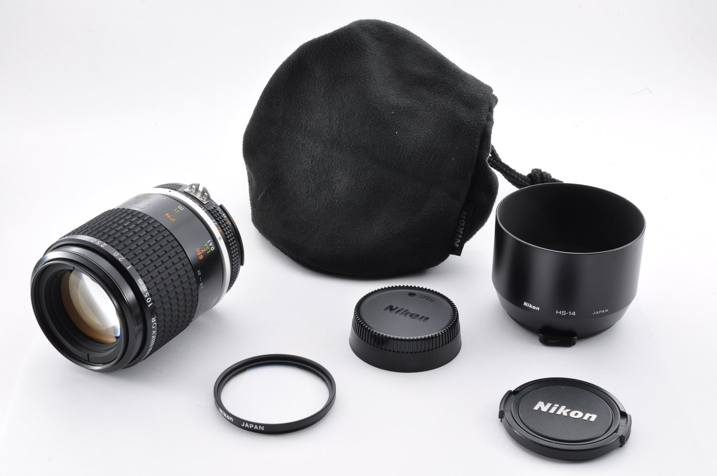 Nikon Ai-S Micro NIKKOR 105mm F2.8 MF Medium telephoto Prime Lens Mint From Japan #258358