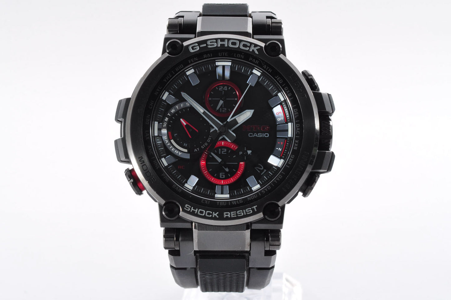 CASIO G-SHOCK MTG-B1000B-1AJF Shock-Resistant Solar Bluetooth Men's Watch 5544 Used From Japan