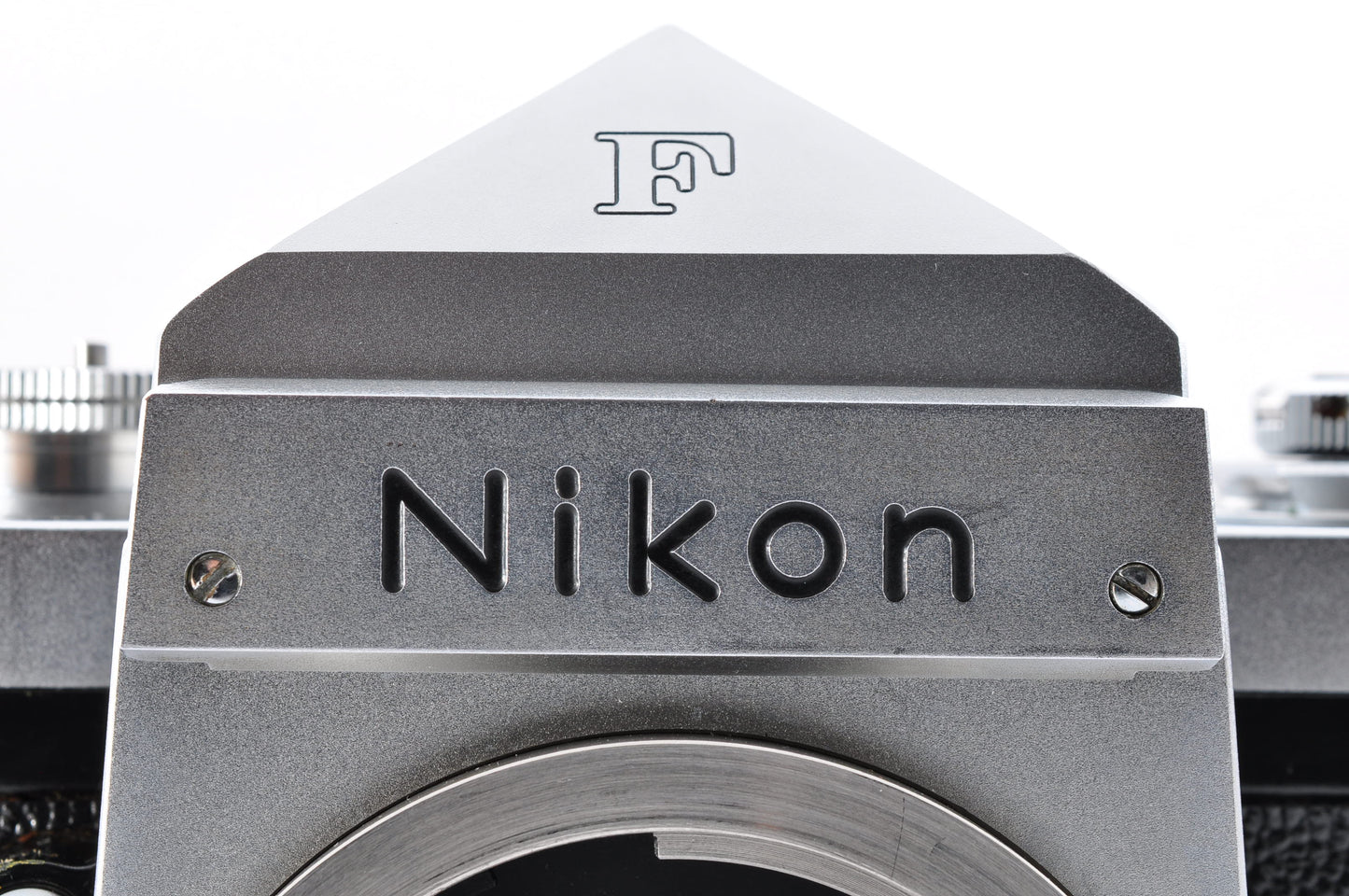 Nikon F Eye Level Silver S/N6405872 Early model Mt Fuji Mark 35mm SLR Film Camera From Japan