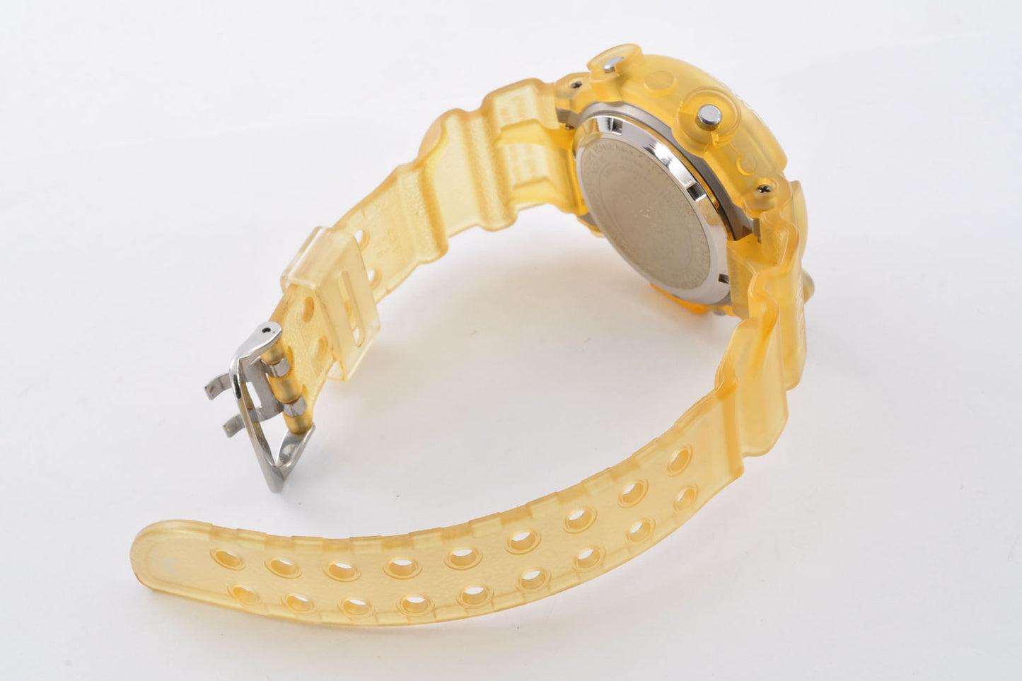 Casio G-Shock DW-8201WC-7T Frogman Yellow Titanium Digital Watch 1294 Used From Japan