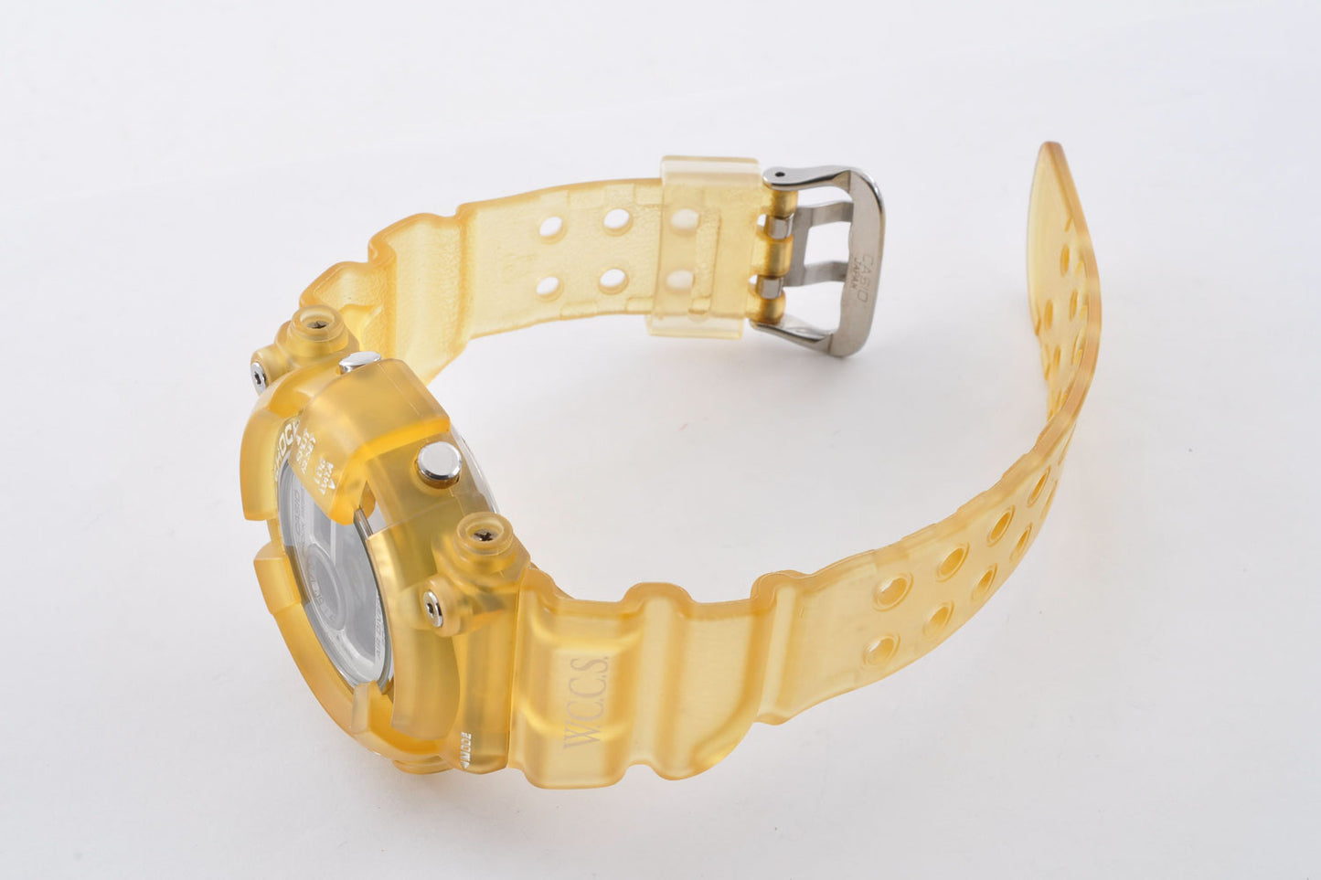Casio G-Shock DW-8201WC-7T Frogman Yellow Titanium Digital Watch 1294 Used From Japan