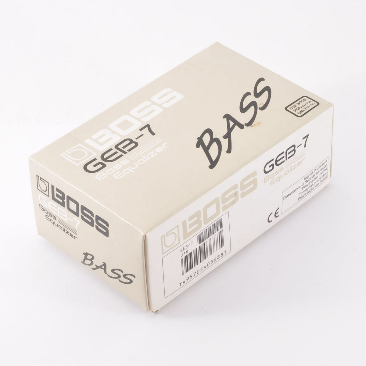 Boss GEB-7 Modified Noiseless For Bass Equalizer Pedal Made in Taiwan 1996 Mod with Box Used From Japan #AI62261