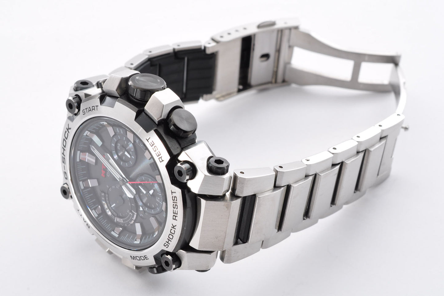 CASIO G-SHOCK MTG-B3000D-1AJF Silver Bluetooth Solar Men's Watch 5672 Used From Japan