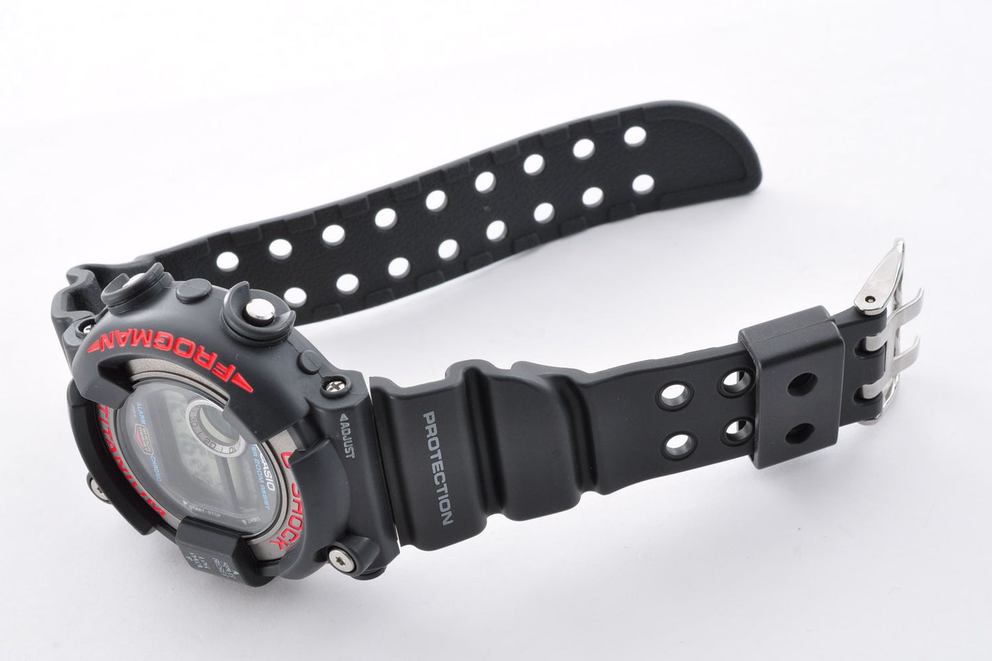 Casio G-Shock DW-8200-1A FROGMAN Black Quartz Men's Watch 1294 Used From Japan