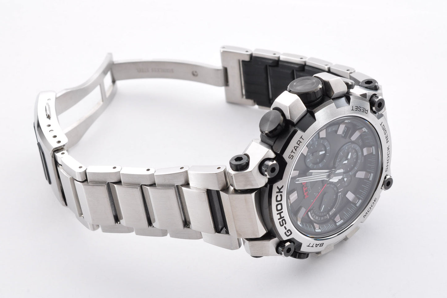CASIO G-SHOCK MTG-B3000D-1AJF Silver Bluetooth Solar Men's Watch 5672 Used From Japan
