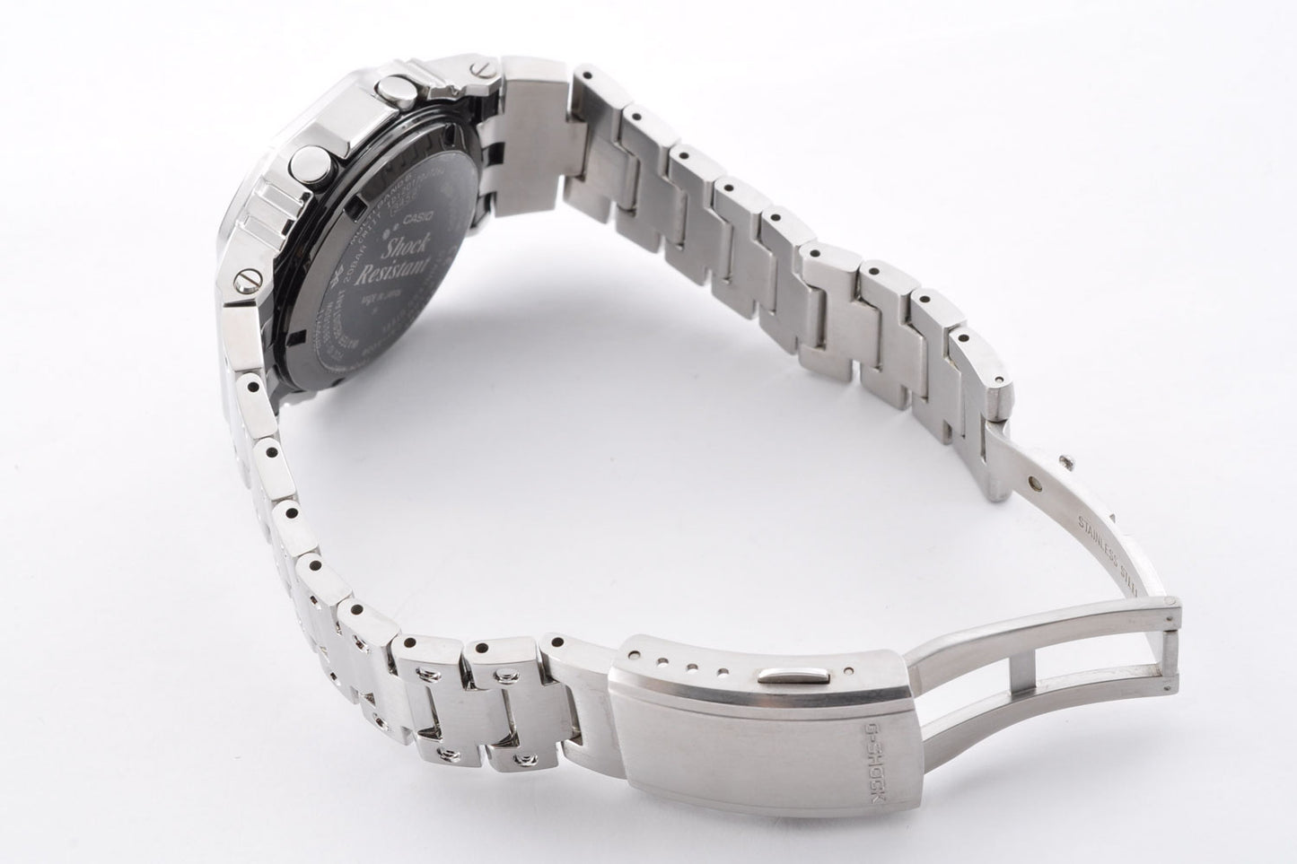 CASIO G-Shock GMW-B5000D-1JF Full Metal Watch SIlver Digital Tough Solar 3459 Used From Japan