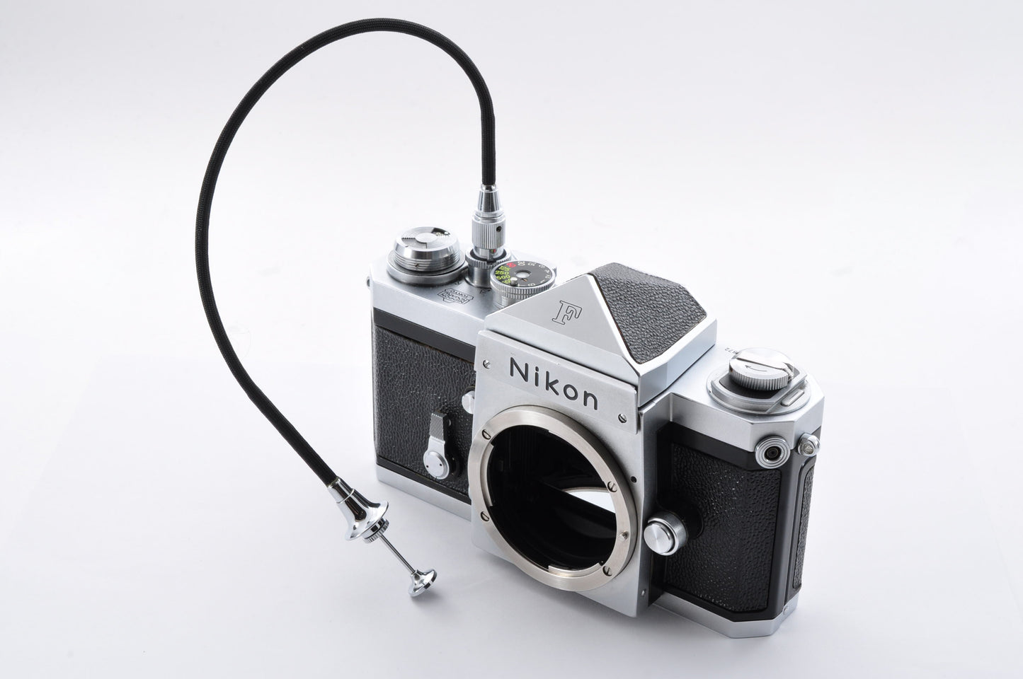 Nikon F Eye Level Silver S/N6405872 Early model Mt Fuji Mark 35mm SLR Film Camera From Japan