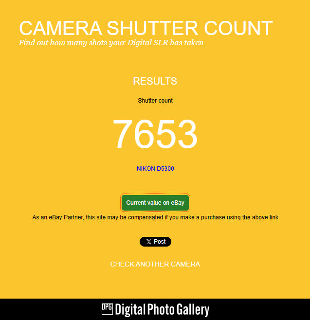 Nikon D5300 Red Shutter count 7653 24.2MP Digital SLR  Body Only From Japan #2082806
