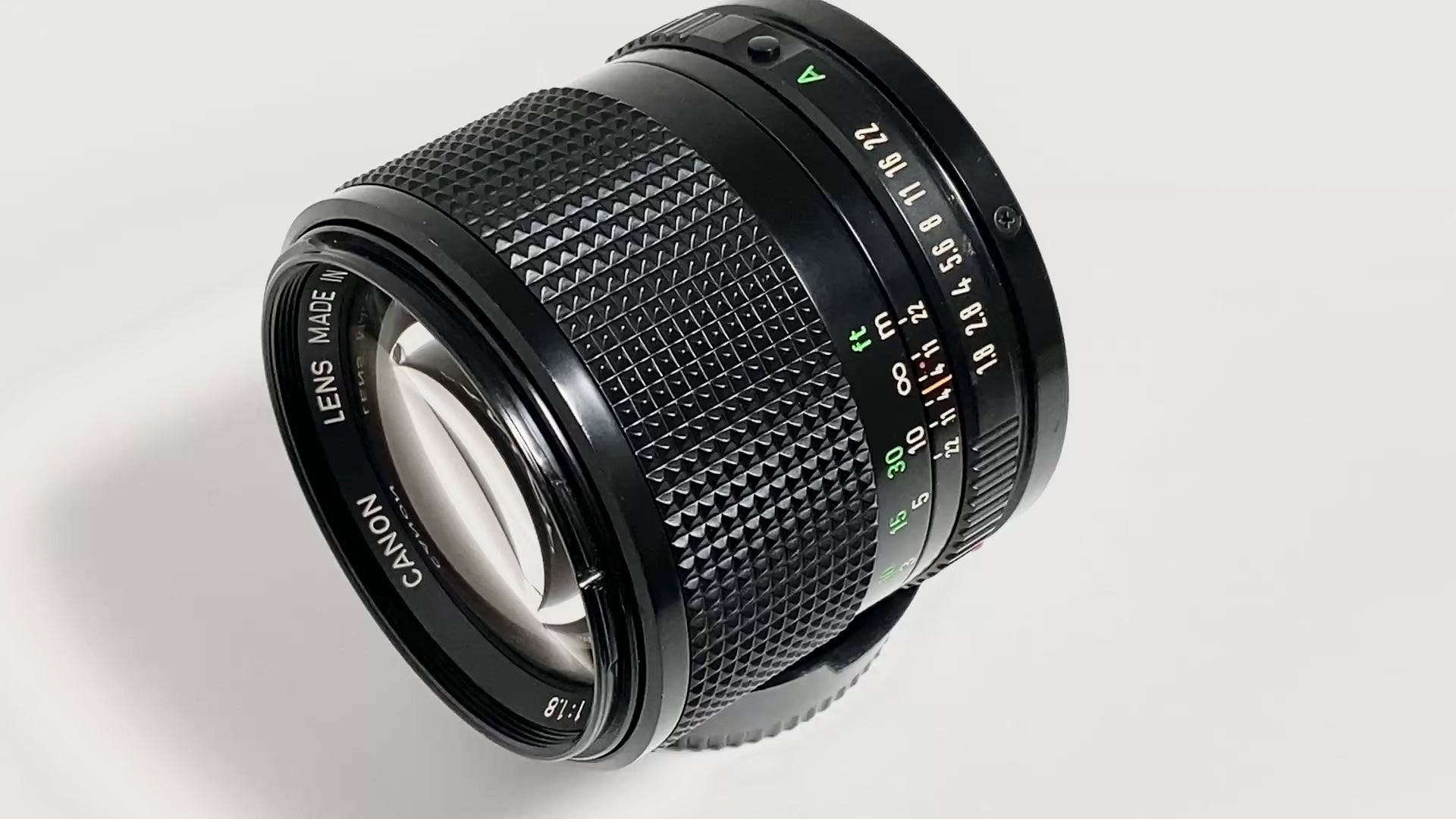 Canon New FD NFD 85mm f1.8 Maintained Tested MF Portrait