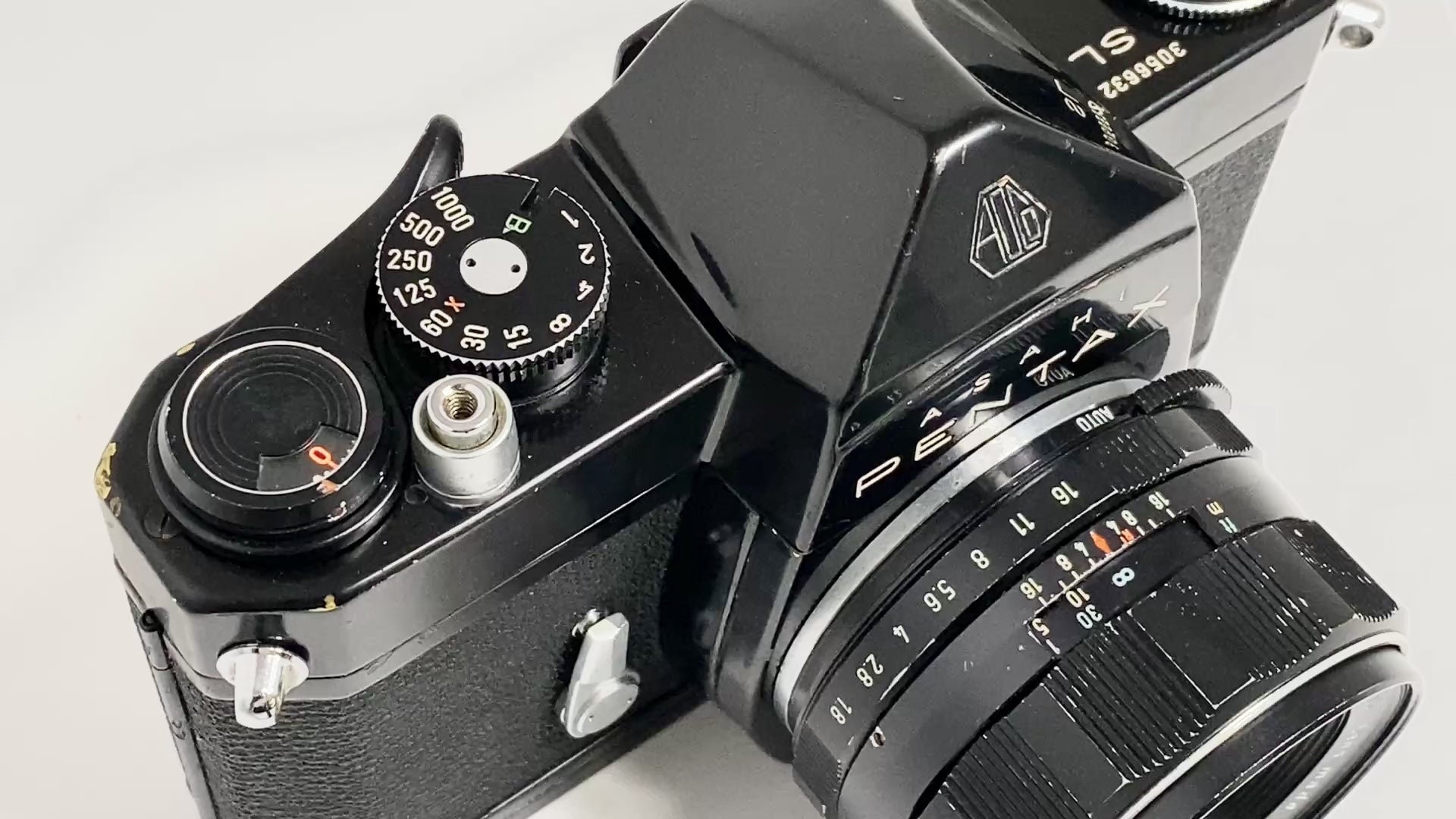 PENTAX SL フィルムカメラ Super-Takumar 55mm Asahi Pentax SL Black Super-Takumar 55mm F/1.8 35mm Film