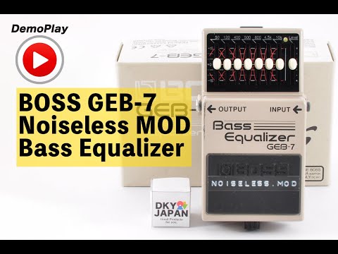 Boss GEB-7 Modified Noiseless For Bass Equalizer EQ Pedal